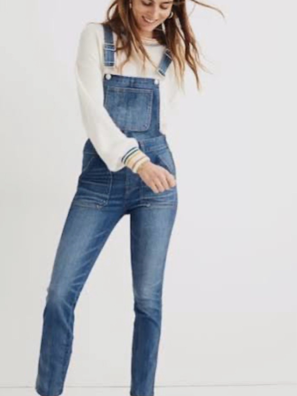 Madewell Denim Skinny Overalls